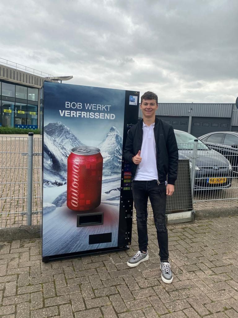 Compacte snack- en drankautomaat voor tijdelijke verhuur